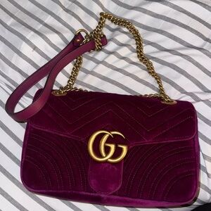 Gucci velvet marmont